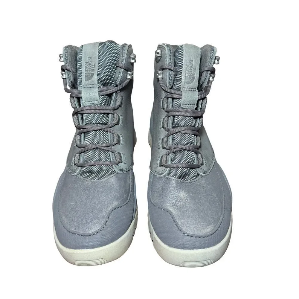 The North Face Men's Gray Leather Boots